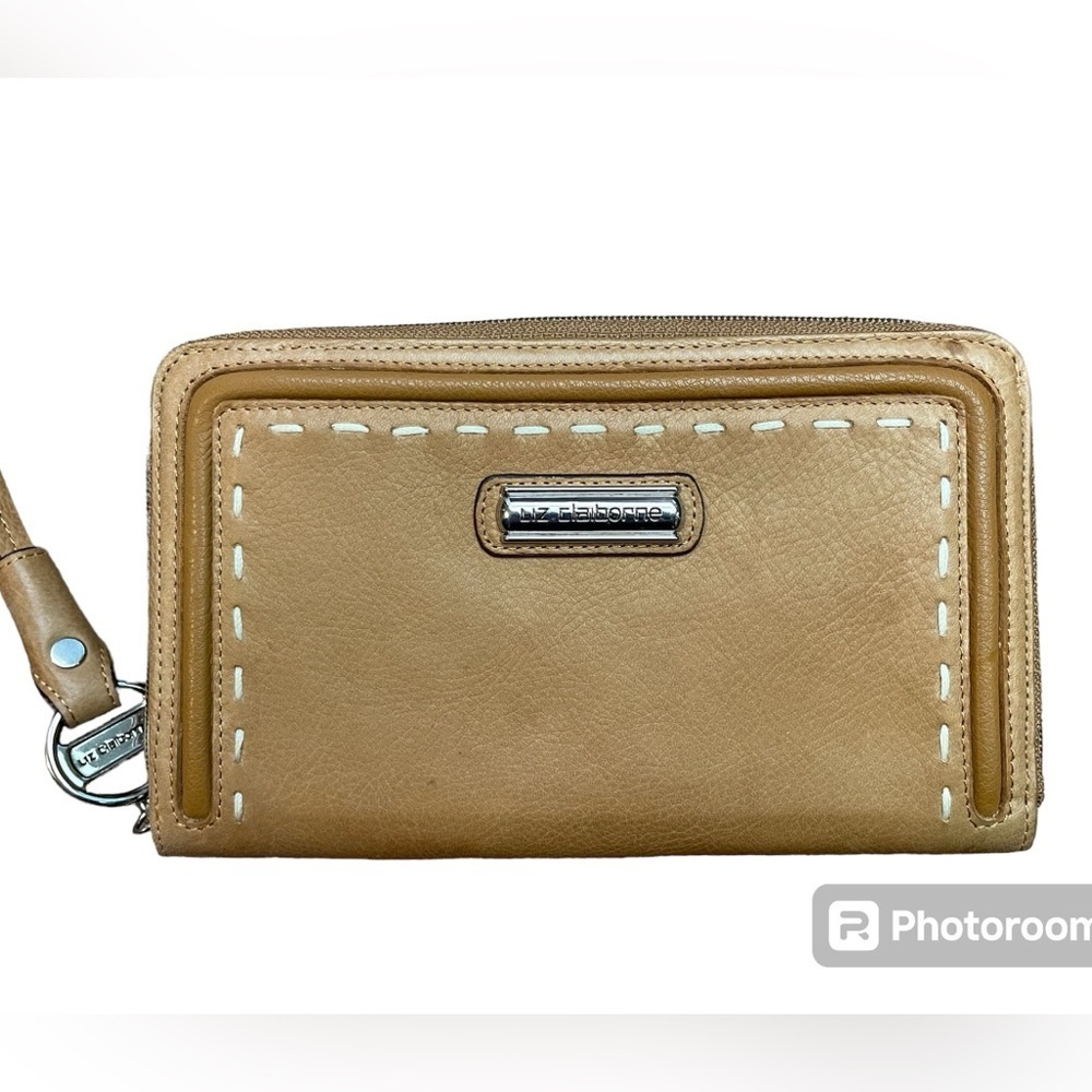 Leather Wristlet Wallet by Liz Claiborne